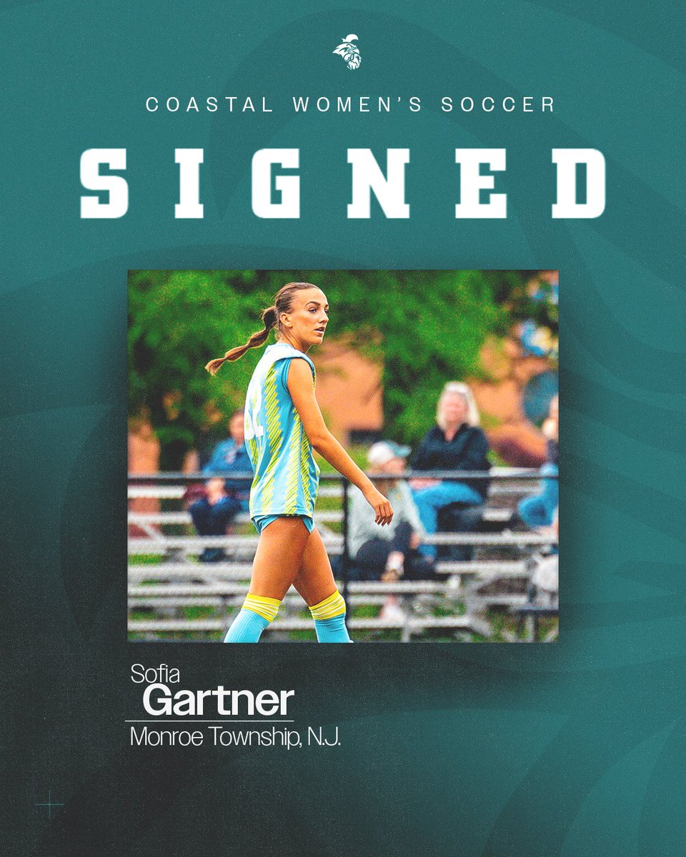Coastal Women's Soccer (@coastalwsoccer) on Twitter photo Teal Nation join us in welcoming our new additions to the 2025 fall roster!
Read more below ๐
shorturl.at/348X4 Teal Nation join us in welcoming our new additions to the 2025 fall roster!
Read more below ๐
shorturl.at/348X4