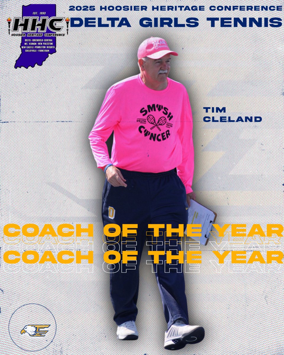 DeltaEagles_'s tweet image. ๐ ๐๐ค๐ฃ๐๐ง๐๐ฉ๐ช๐ก๐๐ฉ๐๐ค๐ฃ๐จ ๐
Head Coach, Tim Cleland was voted HHC Girls Tennis Coach of the Year!
Thank you for your hard work and dedication!
๐ฆ
#แดแดษขสแดแดสษชแด
แด ๐น #แดกแดแดแด แดสแดแด
