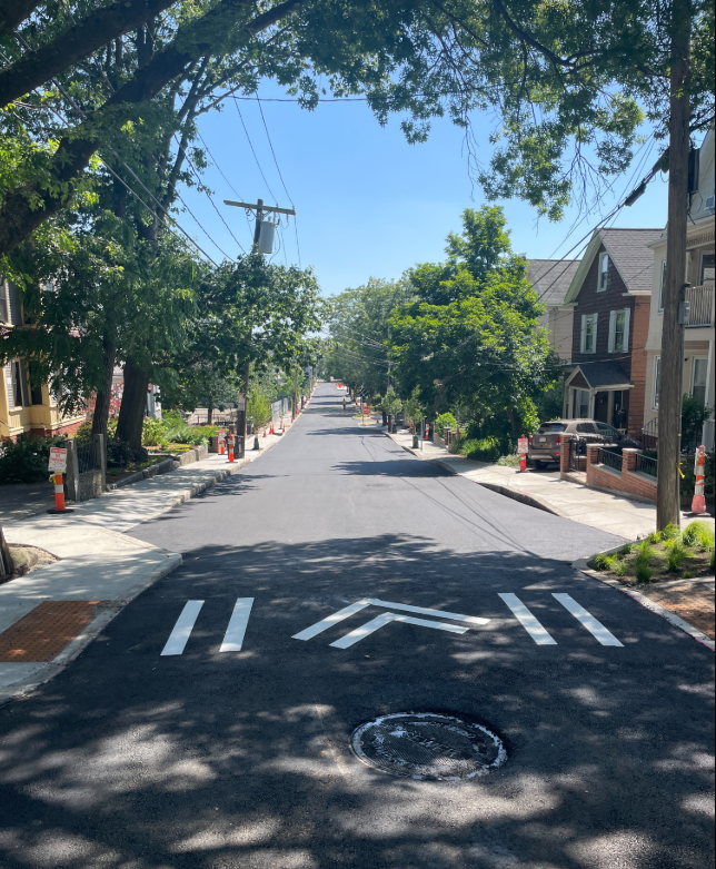 To misquote Doctor Emmett Brown, (Doc Brown, to his friends),
"Roads where we are going, we need roads!"
School Street from Highland Ave to Summer Street has been paved.