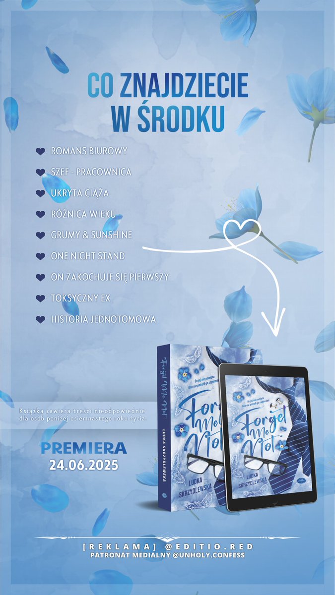 Ej, bo ja zapomniałam, że mam twittera. 

Ale wiecie, że dzisiaj premiera #forgetmenotLS? Mam nadzieję, że świętowaliście. 😏💙