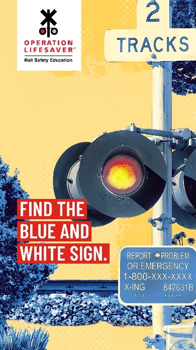 mspnorthernmi's tweet photo. Today is ENS Sign Awareness Day.  

Did you know that the blue and white Emergency Notification System (ENS) signs posted at railroad crossing could save your life?  If there is a problem on the tracks call the railroad emergency number provided and give the location ID listed.  If there is an emergency, call 9-1-1.

https://t.co/W3cAoX4VUP