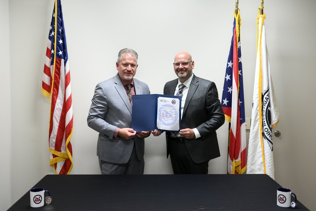 Ohio Office of Criminal Justice Services (@ohio_ocjs) on Twitter photo Today we held an accreditation commitment signing event with the <a href="/Ohio_OIU/">Ohio Investigative Unit</a>. This solidifies the agency's commitment to the Ohio Collaborative Law Enforcement Accreditation Program. Learn more about the program at bit.ly/4jXEZln Today we held an accreditation commitment signing event with the <a href="/Ohio_OIU/">Ohio Investigative Unit</a>. This solidifies the agency's commitment to the Ohio Collaborative Law Enforcement Accreditation Program. Learn more about the program at bit.ly/4jXEZln