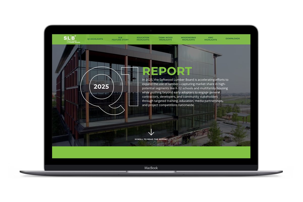 The SLB recently released its interactive Q1 2025 Report, which highlights how the SLB and its funded programs are accelerating efforts to expand the use of lumber. View the full report: softwoodlumberboard.org/the-slb-q1-rep…