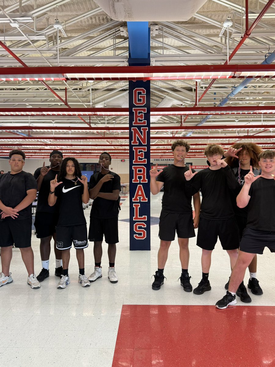 YetteFootball's tweet image. Team Black Panthers took home the gold in the 2025 Lafayette Generals Player Olympics!