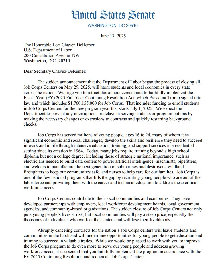 lisamurkowski's tweet image. Job Corps has helped millions of young develop the skills and resilience they need to succeed in life and in work. The Don Young Alaska Job Corps Center has been a pillar of the state, training thousands of young Alaskans across the state highly technical skills that they bring…