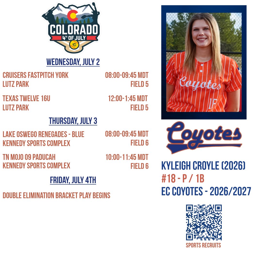 KyleighCroyle26's tweet photo. @BHSUSB Questionnaire is done! Hope to see you there @AshlynEnglehorn and Coach Woodley! 

(Our first game July 2nd has changed to 10-11:45 am against Thunder Nationals) https://t.co/7alFAXZeRM