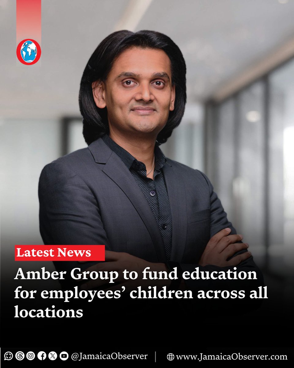 JamaicaObserver's tweet photo. As it marks its 10th anniversary, Jamaican-founded tech firm Amber Group has announced a new initiative to cover up to 100 per cent of education fees for the children of its employees across all the countries in which it operates.

https://t.co/mZWJsRwVXD https://t.co/JAFibN33tx