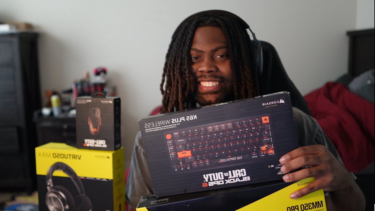 I'm beyond excited to share that I’ve officially joined the <a href="/CORSAIR/">CORSAIR</a> family as an ambassador! 🖤
This means the world to me, and I can't wait to show you all the amazing products that have powered my setup for years. Let’s do big things together! 🙌

USE Code ‘Denz’ at checkout