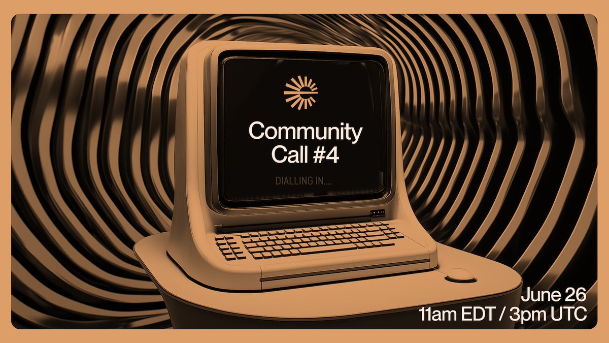 EspressoSys's tweet photo. Agenda for our Community Call on Thurs

• Roadmap updates
• Meet @siannieeee, new community marketing lead
• Crosschain CLOBs &amp; Espresso w/ @gtxfi_official (hackathon team)
• Caffeinated Creators update
• Preview new NFT drop &amp; bridgeless minting
• Espresso @ EthCC

Link ⤵️ https://t.co/ykwCEbyMyB