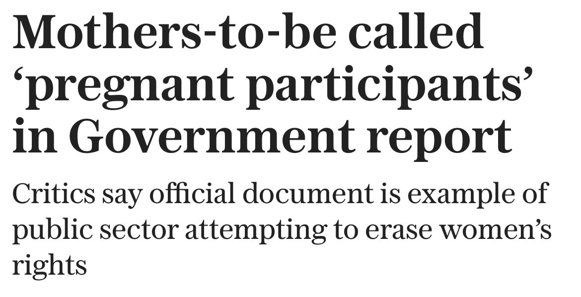 The word they are looking for is WOMEN. 

Why do we tolerate this foul stinking tripe being pushed on OUR money?