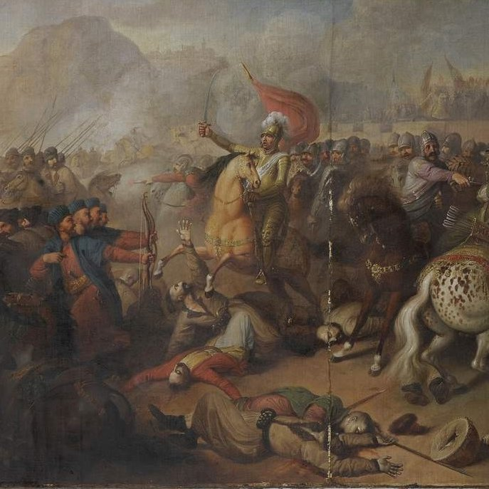 EJagiellonians's tweet photo. 375 years ago, 1651, Battle of Beresteczko took place. 70.000 army of Rzeczpospolita destroyed 120.000 Cossack-Tatar troops.
⚔️👑🛡️🔥
Khmelnytsky's rebellion against Polish-Lithuanian Commonwealth brought Cossacks and future Ukraine submission and enslavement by Russia. https://t.co/fNcMrQP5Bo