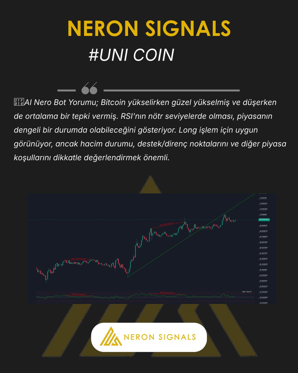 NeronSignals's tweet photo. #UNI Grafigi ve AI Nero Bot yorumu.
Tum hizmetlerimiz: https://t.co/0ylsAi6tse
#UNI #UNICHART #CHART #NeronSignals #crypto #Binance #AICrypto #kripto #analiz https://t.co/7NI9p3grt8