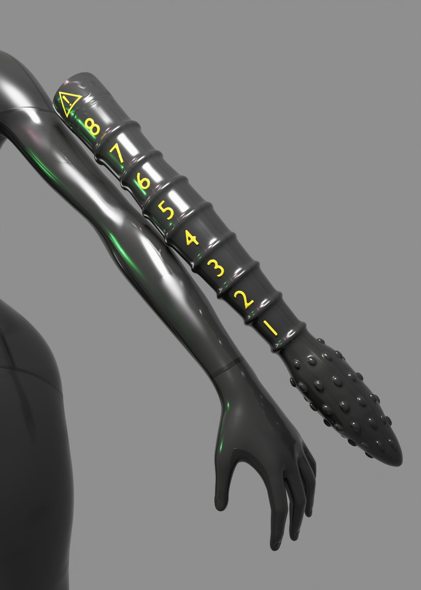 A tool for Doms and Dommes... or perhaps you should put two on a slave/toy/drone who shouldn't have use of their hands, but can help in other ways? (considering other "flavor" variants.)