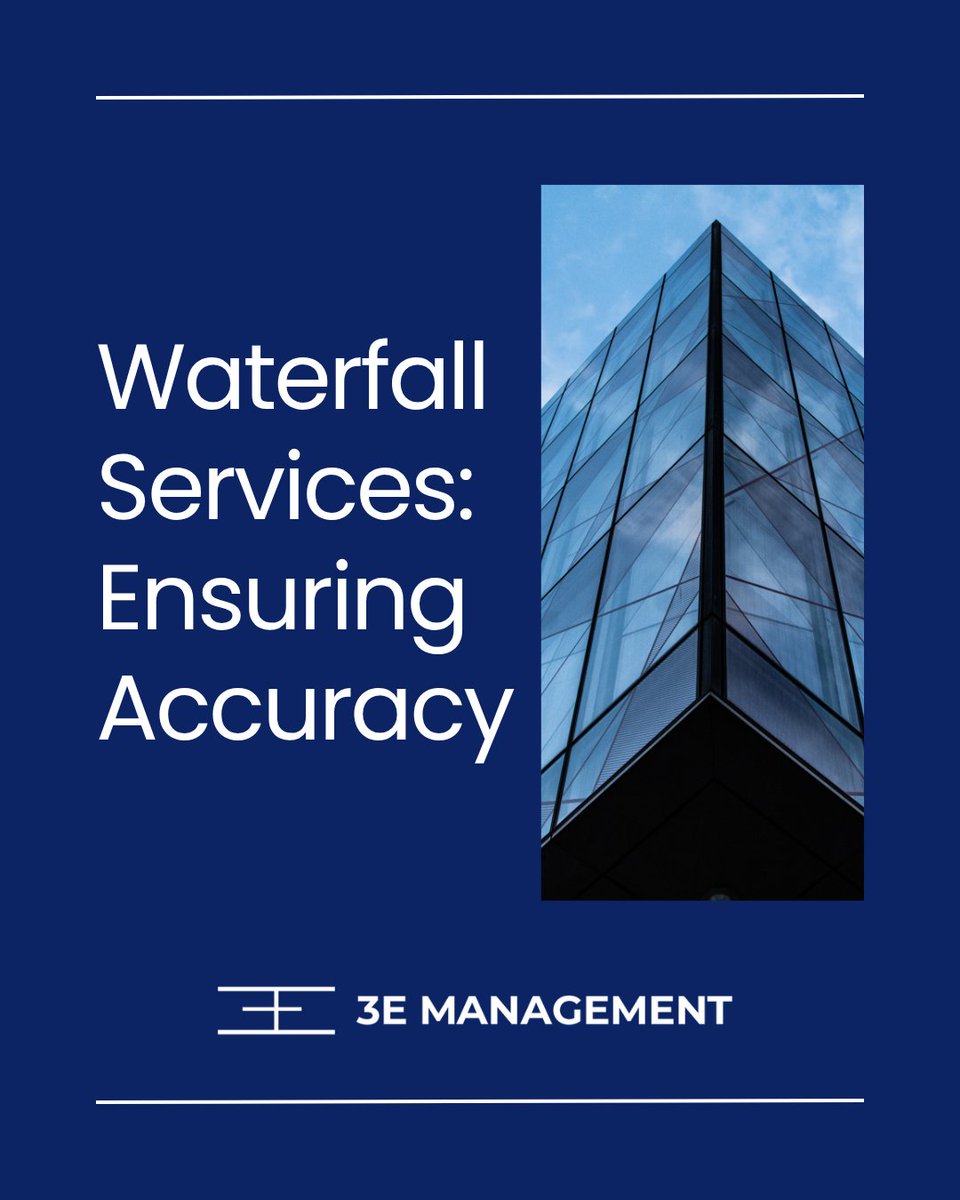 3E_Management's tweet photo. Accuracy matters! Our Waterfall Services ensure precise distributions &amp; protect stakeholder interests in private equity.

#3E #PERE #Consulting #Waterfalls #Accuracy https://t.co/mKFC0QBNlB