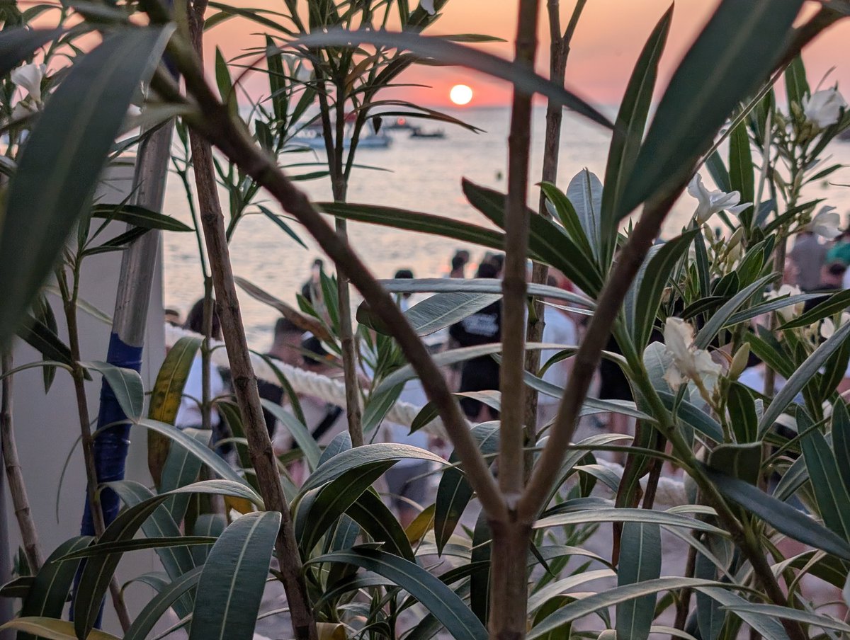 Chilled vibes and  sunset at Café del Mar. 😁