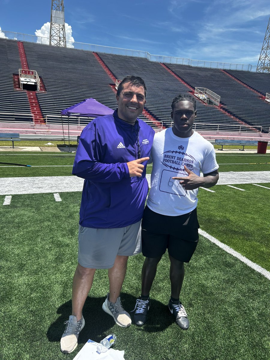 Had a great day with <a href="/UNAFootball/">North Alabama Football</a> as they teach me some fundamentals. Working hard for the season! <a href="/CoachCaraboa/">Brock Caraboa</a> <a href="/CoachMilesSaw/">Michael Miles</a> <a href="/RedRaiderFootb1/">Red Raider Football</a> <a href="/CoachBo7/">Vincent “Bo Jac” Jackson</a> <a href="/nupe_bz/">Nupe</a>