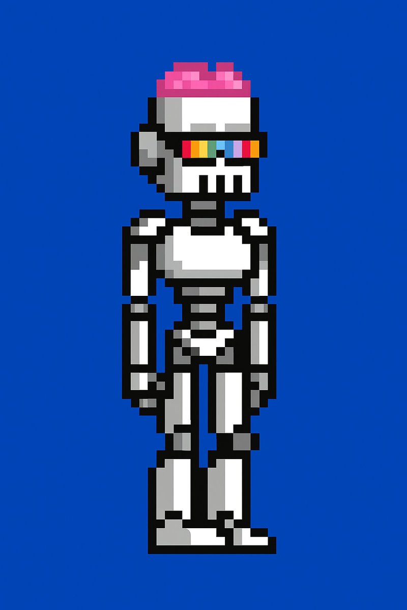 Paste your ApeDroidz PFP in ChatGPT and write:

"Please recreate the image in full detail in full body.
It is a Droid and his cyber-body" to get same result

Show us your fullbody AI version, tag <a href="/ApeDroidz/">ApeDroidz</a>