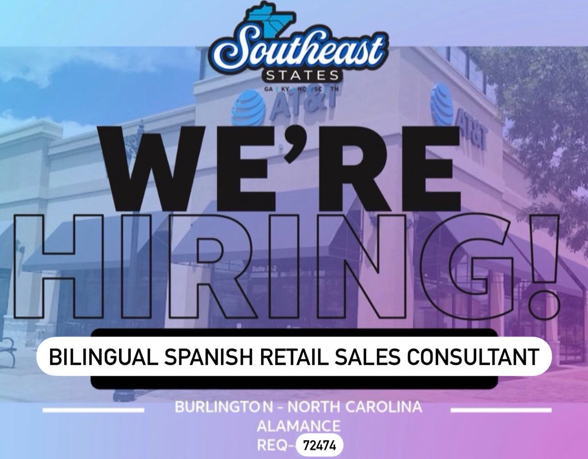 Looking for a Bilingual Spanish energized, excited, passionate individual to join my team. Is that you??!! 😁😁 
Apply for the position. REQ-72474