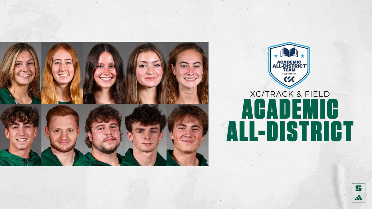 XC/T&amp;F: Slippery Rock landed 10 student-athletes on the Academic All-District team and advanced all 10 to the Academic All-America ballot when the 2024-25 Cross Country and Track &amp; Field Academic All-District teams were announced Tuesday.

Details🔗: tinyurl.com/26z9rbfp