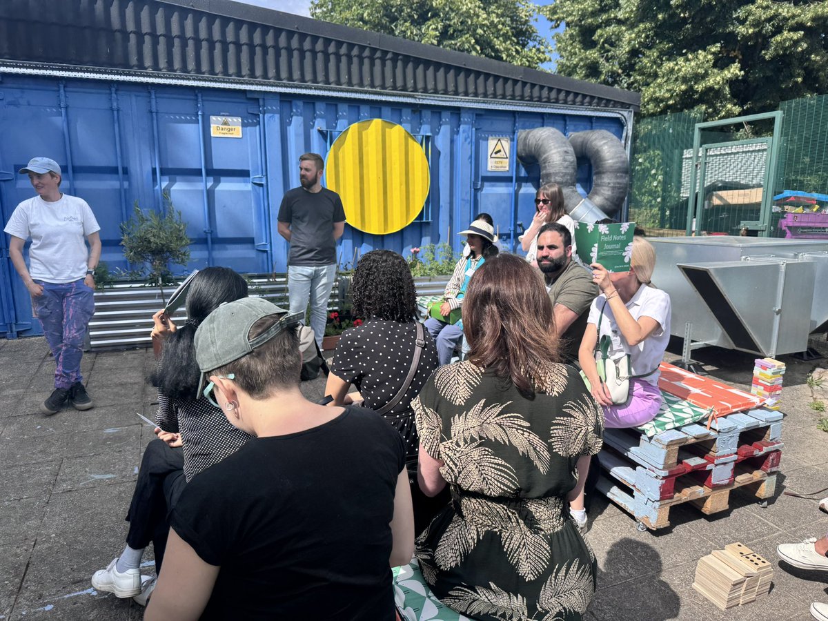 AlastairHackney's tweet image. Today we @QMULGeography worked with @futureofldn to run a field trip and event as part of its Happier London programme — exploring east London projects with a gender inclusive design element, including the amazing Urban Adventure in Mile End #NationalFestivalofFieldwork