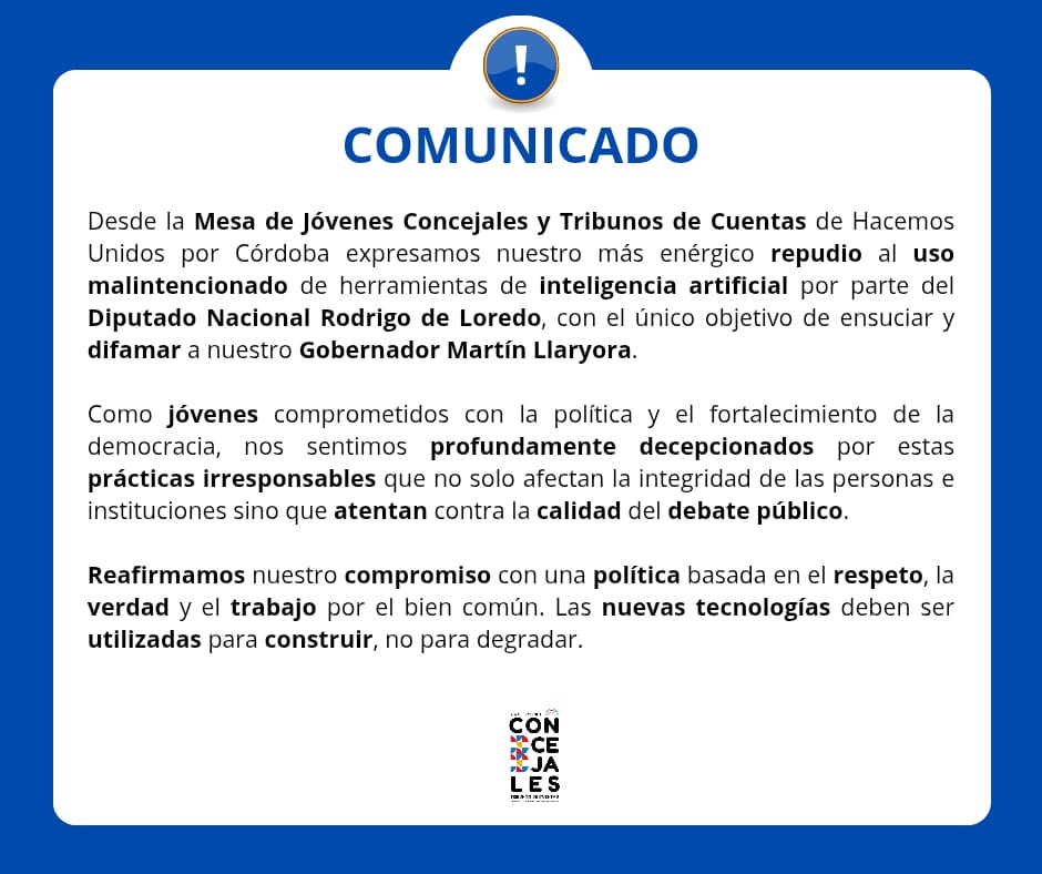 JConcejales_cba's tweet photo. Documento de Jóvenes Concejales y Tribunos de Cuentas de #HUPC 
🔽 https://t.co/BktWdNK0gF