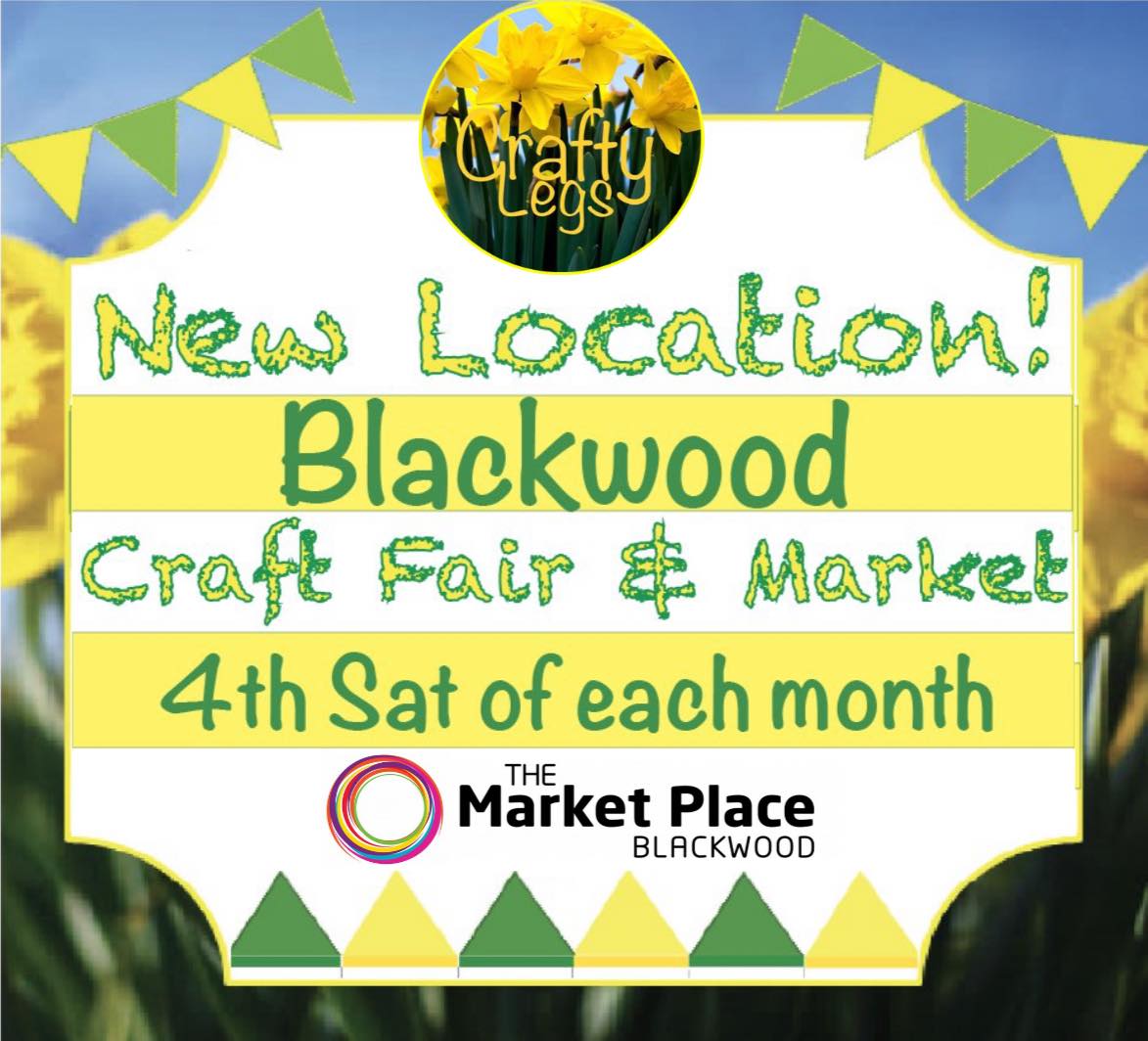 Crafty Legs Events are launching in Blackwood next weekend at the Blackwood Beach Party. Regular markets in Caerphilly / Bargoed / Risca / Blackwood. A real success story for the county borough.