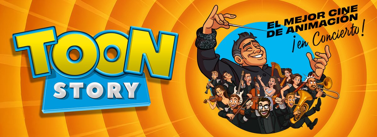 Prepárate para un viaje al corazón del cine de animación con TOON STORY, el nuevo espectáculo de la Film Symphony Orchestra!! 💥

🎥 Un homenaje a las bandas sonoras de Aladdín, Pocahontas, El Rey León, Toy Story o Shrek, entre muchas otras. 

🎟️entradas.ataquilla.com/es/ventaentrad…
