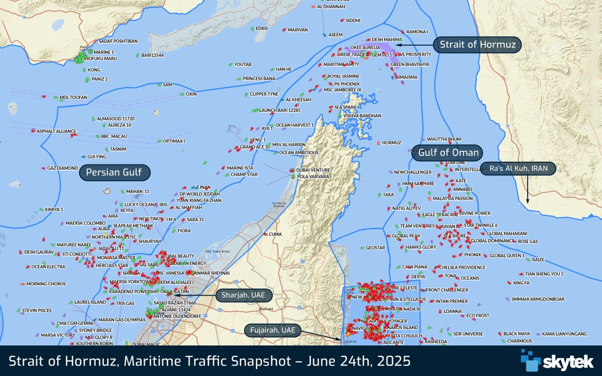 Strait of Hormuz: Maritime Risk in Focus

Nearly 20% of global oil trade passes through the Strait of Hormuz — a vital corridor now shadowed by rising geopolitical tension.

Threats of closure of the Strait of Hormuz bring this unprecedented threat to global shipping one step