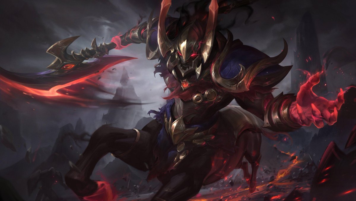doaenel's tweet image. Over the last few years, I've been let down by every single Hecarim skin that's been released.
Cosmic Charger, Arcana, Winterblessed.
I never thought that Riot would ever release a Hecarim skin that would be able to rival Elderwood...
I was wrong.
This looks insane.