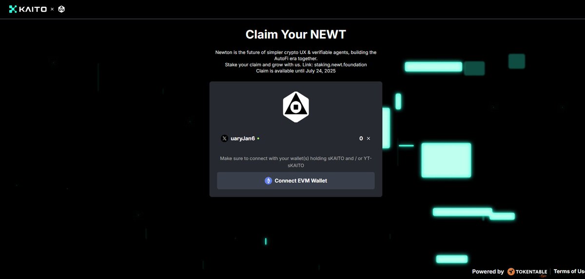 谢谢 骰子 <a href="/MagicNewton/">Newton</a>  给的 0 个 $NEWT 。 嘴也撸了，钱也存了，每天还扫雷 签到到7000分+ 。

这样的结果 我也不怪它。  我只想说一句 草泥马 冒险岛 <a href="/MaplestoryU/">MapleStory Universe</a> #NXPC