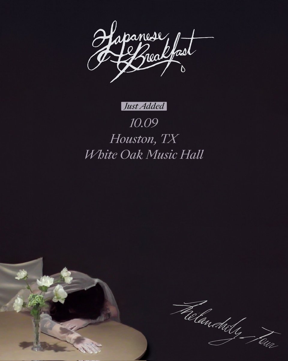 Houston show just added on Oct 9 💧 Sign up for access: laylo.com/jbrekkie/m/mel…

Presale: Wed. 6/25, 10am CT
On sale: Fri. 6/27, 10am CT