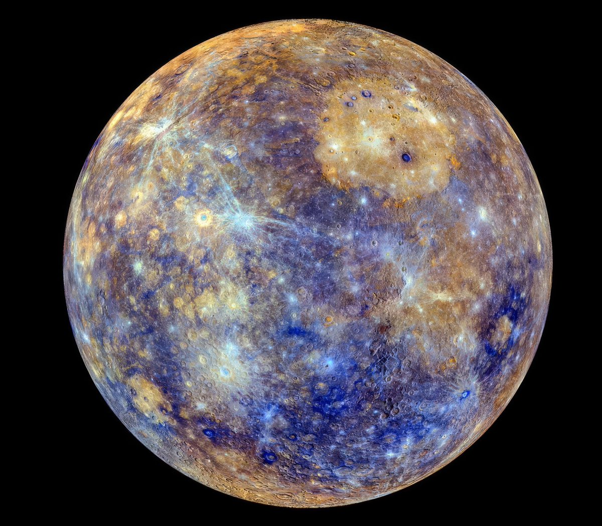 The clearest image of planet Mercury ever taken.