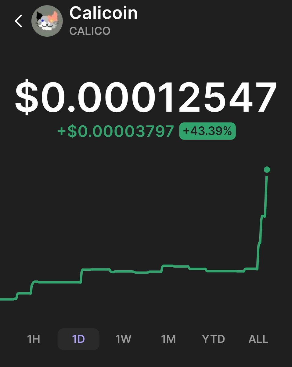 RayanBlu's tweet image. Is Calicoin staging a legendary comeback? 🐾🚀
Up nearly 50% in the past 24 hours, this iconic cat-themed token is clawing its way back to the spotlight.
It’s not the first time $CALICOIN made history, are we about to witness another run? 👀
#Calicoin
@BCIcanDoBetter @Calicoin_