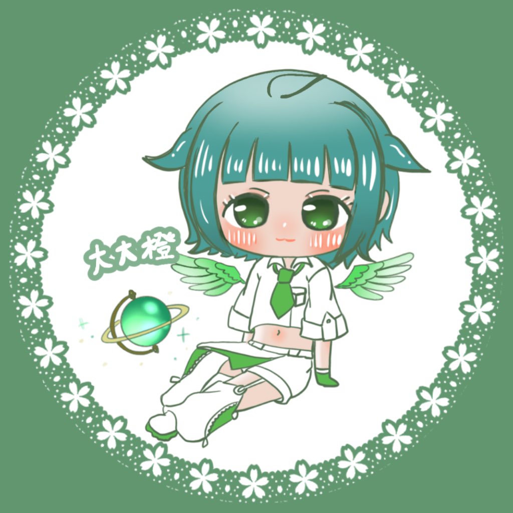 Uo2Pjuak's tweet image. 集合絵企画第9弾✨ 
@nameomitknさんのコーデを
僭越ながら描かせていただきました！

緑で統一されたコーデに、短い髪がとても可愛いです♡

大変遅くなってしまいましたが
企画へのご参加本当にありがとうございました🙌