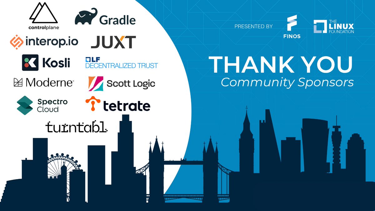FINOS (@finosfoundation) on Twitter photo π THANK YOU to our Community Sponsors of our #OpenSource in #Finance Forum London - <a href="/controlplaneio/">controlplane</a> @Gradle <a href="/interopio/">interop.io</a> <a href="/juxtpro/">JUXT</a> Kosli <a href="/lfdecentralized/">LF Decentralized Trust</a> <a href="/moderneinc/">Moderne, Inc.</a> <a href="/Scott_Logic/">Scott Logic</a> <a href="/spectrocloudinc/">Spectro Cloud</a> <a href="/Tetrateio/">Tetrate</a> @turntableio
π« hubs.ly/Q03tkcxR0
#OSFF2025 #OSinFinance #fintech π THANK YOU to our Community Sponsors of our #OpenSource in #Finance Forum London - <a href="/controlplaneio/">controlplane</a> @Gradle <a href="/interopio/">interop.io</a> <a href="/juxtpro/">JUXT</a> Kosli <a href="/lfdecentralized/">LF Decentralized Trust</a> <a href="/moderneinc/">Moderne, Inc.</a> <a href="/Scott_Logic/">Scott Logic</a> <a href="/spectrocloudinc/">Spectro Cloud</a> <a href="/Tetrateio/">Tetrate</a> @turntableio
π« hubs.ly/Q03tkcxR0
#OSFF2025 #OSinFinance #fintech