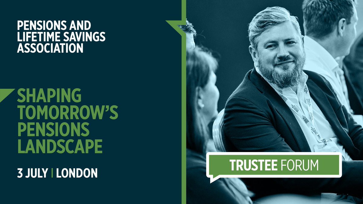 There’s still time to book your place at our Trustee Forum on 3 July in London. Don’t miss this opportunity to hear directly from DWP and TPR on the Pension Schemes Bill, discuss regulatory burdens and explore the evolving landscape of UK pension schemes.

ow.ly/yS8f50Wfx3Q