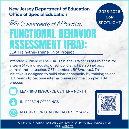 Register TODAY for the Office of Special Education’s upcoming 2025-2026 Professional Learning Opportunities. Registration deadline for all professional learning opportunities is August 2nd, 2025. Learn more: tinyurl.com/3f647hf4 #SpecialEducationinAction #LRCnetwork