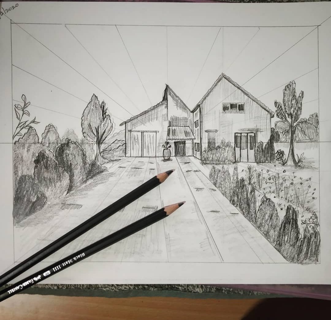 cosmosfurball's tweet photo. Perspective study ✨️
One-point perspective,im not great at pencil drawing but i just love learning ✨️
#perspective #drawing #sketch #art #traditionalart #onepointperspective #illustration #pencildrawing . https://t.co/KCSfg9G76B