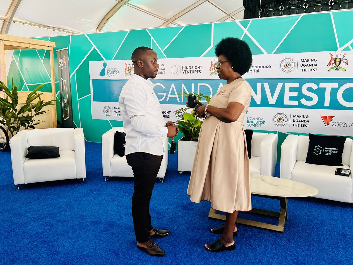 Sserodger's tweet photo. Just wrapped up #UgandaScienceWeek at Kololo! Honored to connect with Hon.@DrMusenero, Minister of Science, Tech &amp; Innovation.  We discussed the FUTURE of e-Commerce in Uganda:  
✅ Empowering youth/women SMEs  
✅ Digital infrastructure gaps  
✅ Policy support for entrepreneurs https://t.co/p5kl557rEn