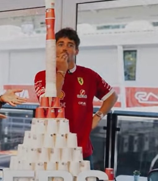 editor robbed us of leclerc chef kisses moment 😔💔