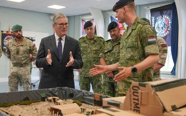 PM Keir Starmer is briefed on new Treasury plans to count UK public spending on Warhammer products towards security spending  means UK meeting, and drastically exceeding 5% NATO target.

 'UK 4+ invulnerable save' option to be introduced shortly, with inevitable FAQ to follow...