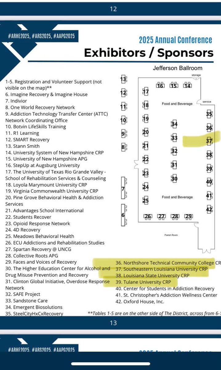 LionUpRecovery's tweet photo. Excited to be among friends this week, exhibiting at the Association for Recovery in Higher Education Conference at the Hilton Riverside in New Orleans! Come see us at booth 37. #ARHE2025 #lionuprecovery @oursoutheastern https://t.co/ywE4qgIWNs