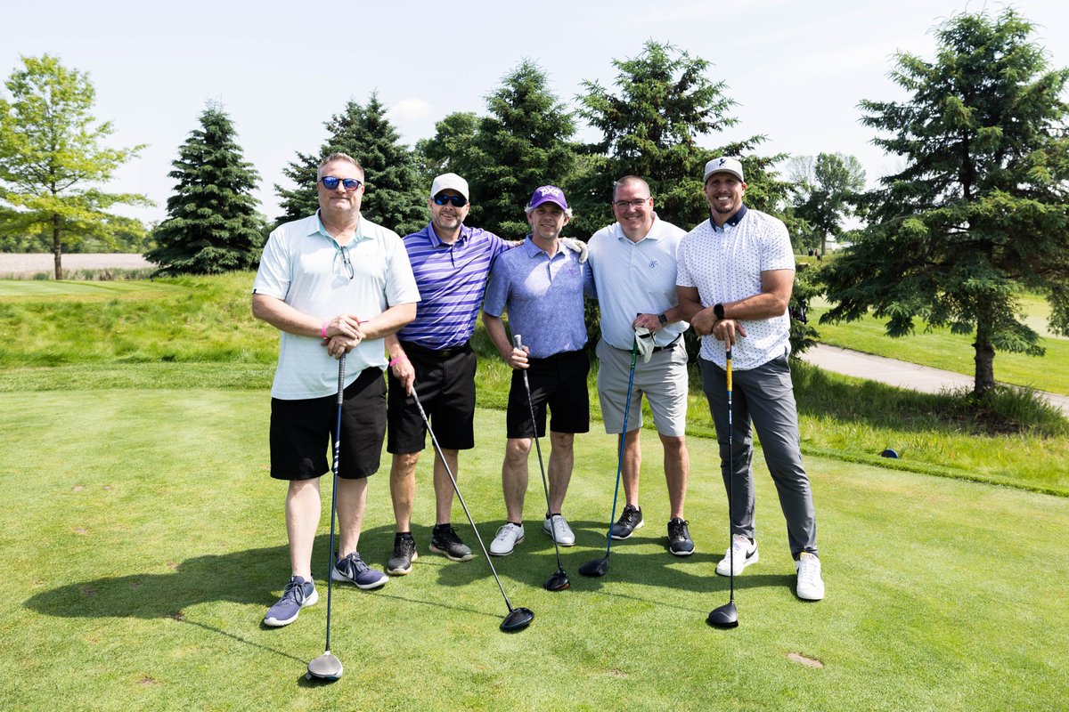 vikingsfdn's tweet photo. The Vikings Foundation Golf Tournament, presented by @MolsonCoors, on June 4th raised over $317,000! It was a perfect day at @mysticlake for golf, with 36 Viking Legends participating. Thanks to everyone who came out for the day! 💜 https://t.co/2eT7s08fyp