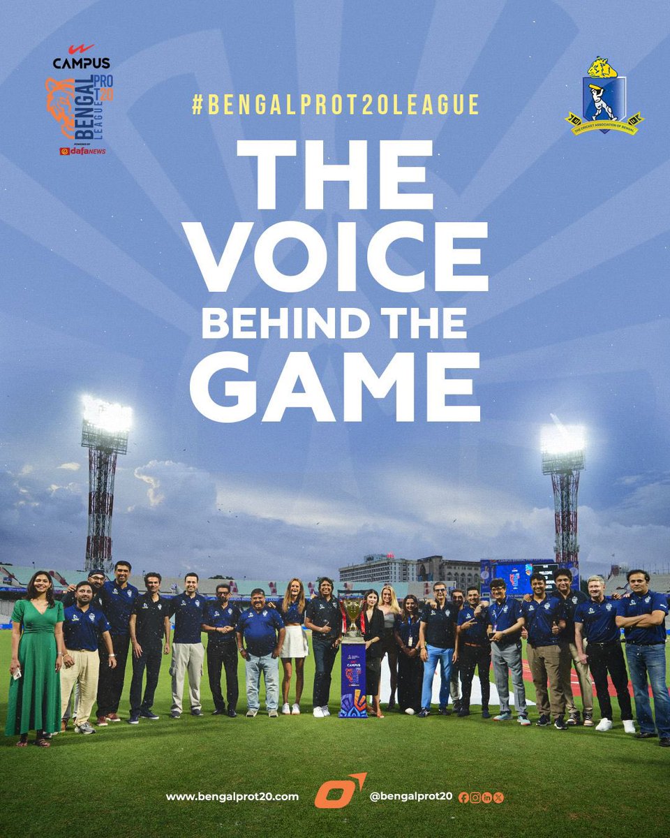 bengalprot20's tweet image. Meet the presenters and commentators who bring the Bengal Pro T20 League to life — match after match, moment by moment!

They’re the voices, the vibe, and the heart of the league!

#BengalProT20 #Presentators