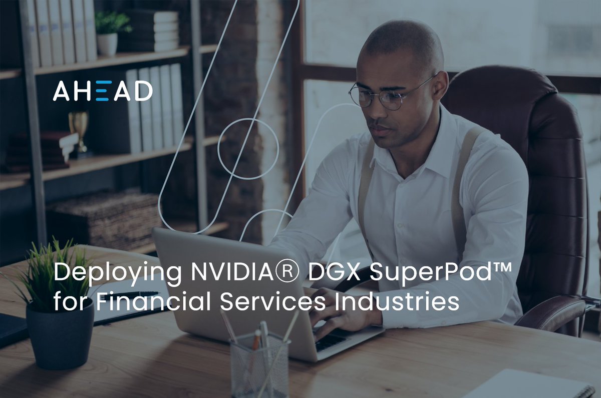 🔓 Unlocking the Power of AI in #FinancialServices

Our whitepaper explores how @NVIDIA DGX SuperPOD™️ accelerates #AI adoption, how AHEAD delivers high-performance infrastructure &amp; why leading enterprises choose us as their trusted AI partner.

Download: bit.ly/44kEIV8