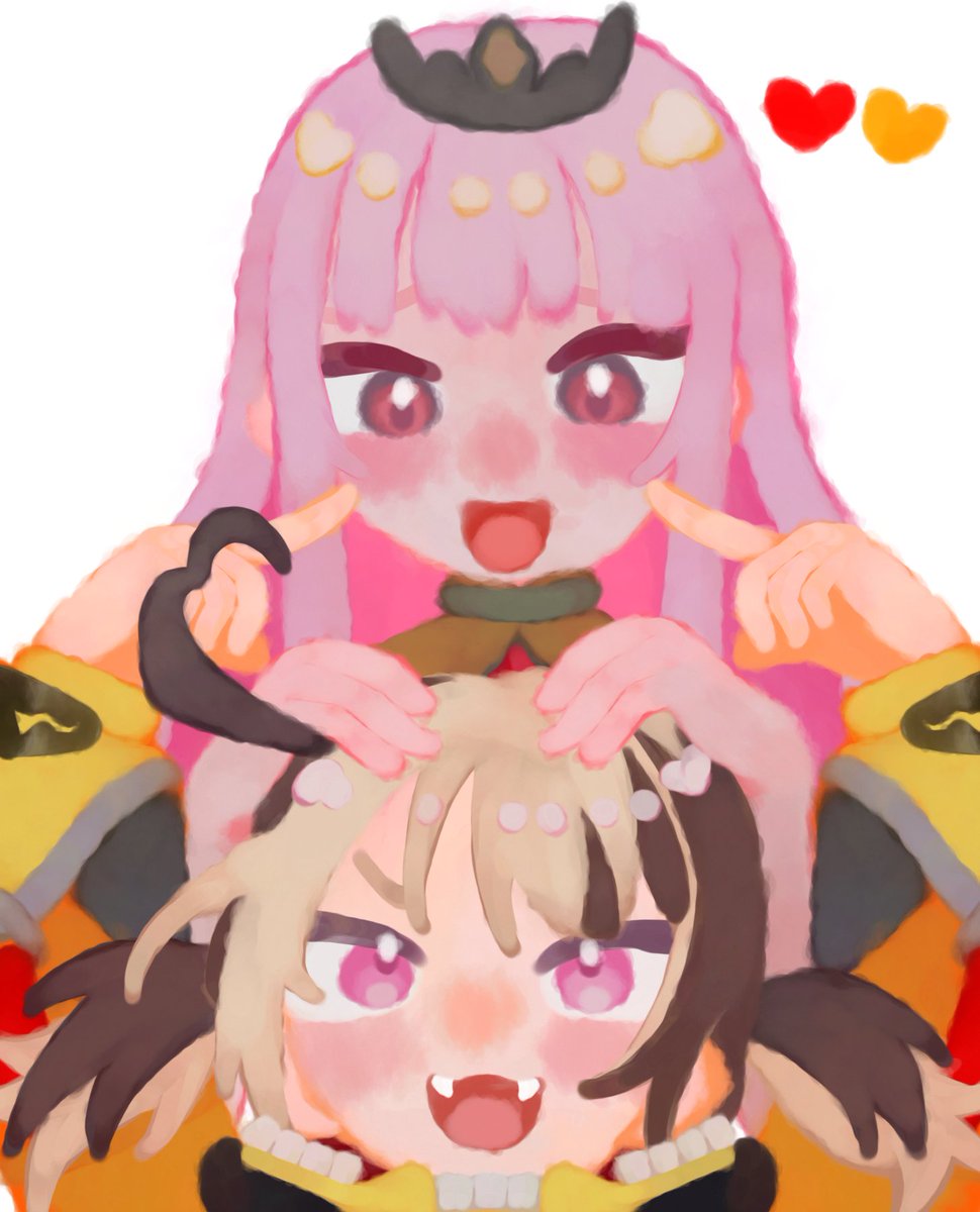 ❤🧡　　#callillust  #rkggk