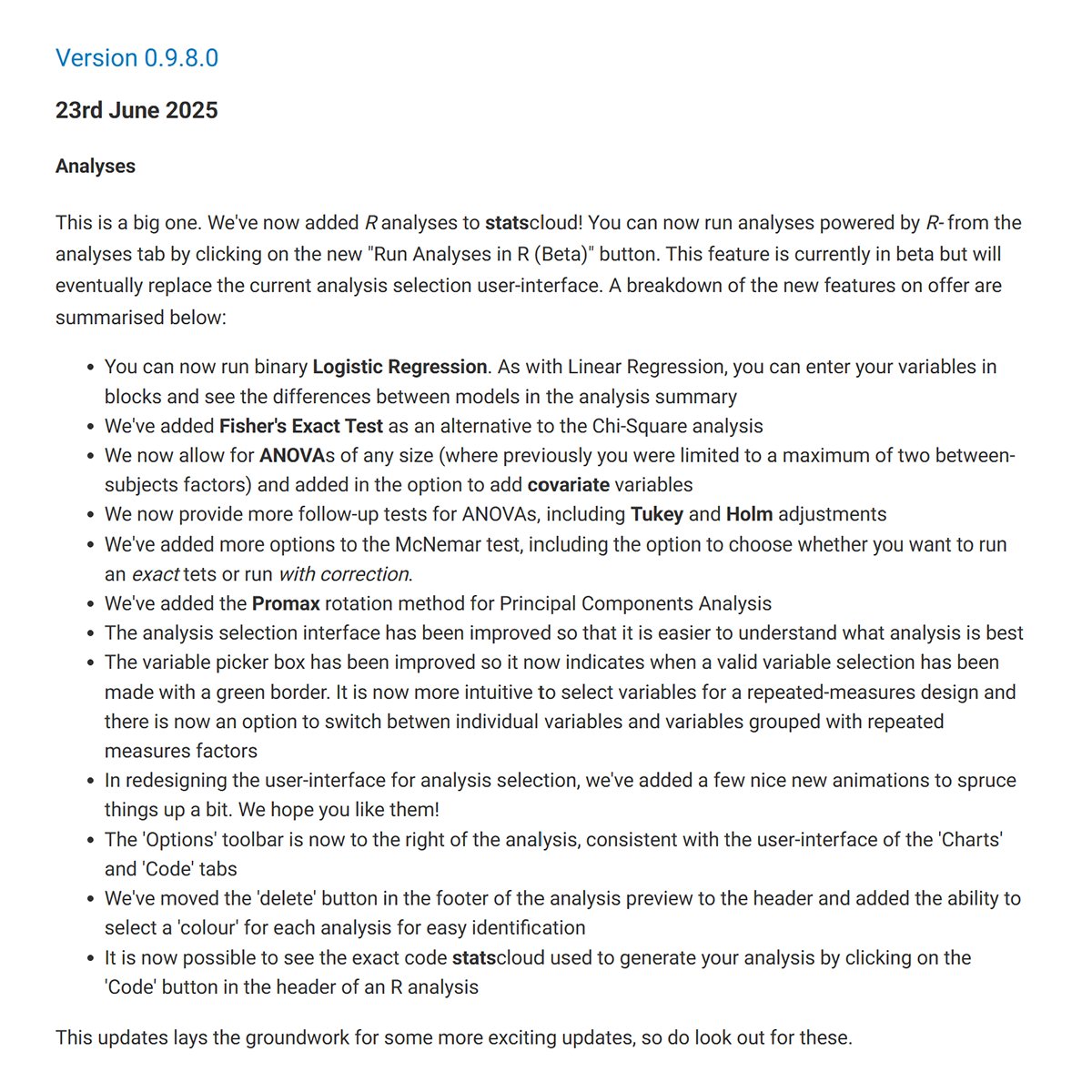 StatsCloud's tweet photo. Our release notes outline all the new features added in our latest update (0.9.8.0). There's a lot of good stuff here, so do take a look if you'd like to know more: https://t.co/Xx6yPSGBnk https://t.co/hd5AQkrupM
