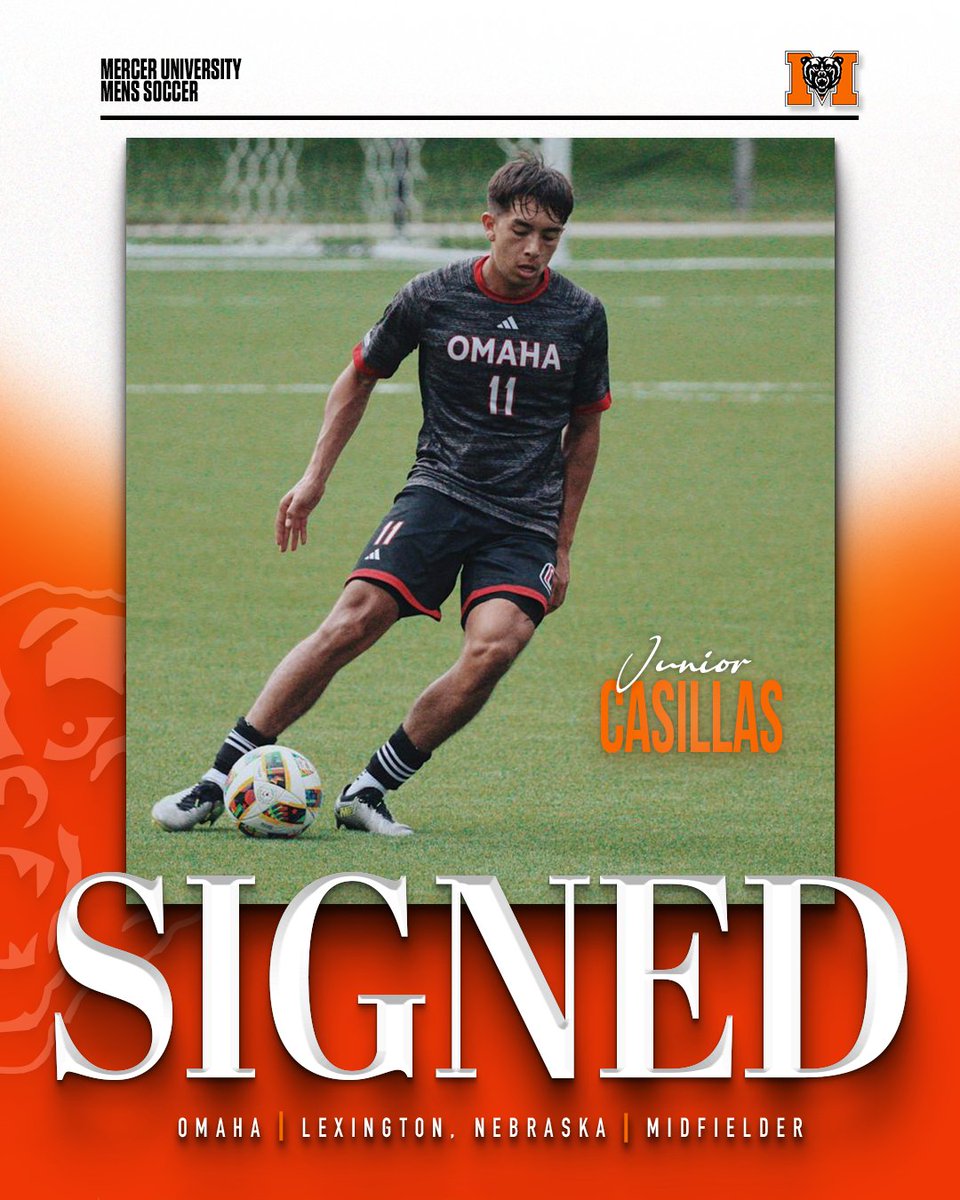 𝐖𝐞𝐥𝐜𝐨𝐦𝐞 𝐭𝐨 𝐌𝐞𝐫𝐜𝐞𝐫, 𝐉𝐮𝐧𝐢𝐨𝐫 🐻

The Bears add an experienced midfielder in <a href="/Junior_Cas10/">Junior Casillas</a>!

#RoarTogether