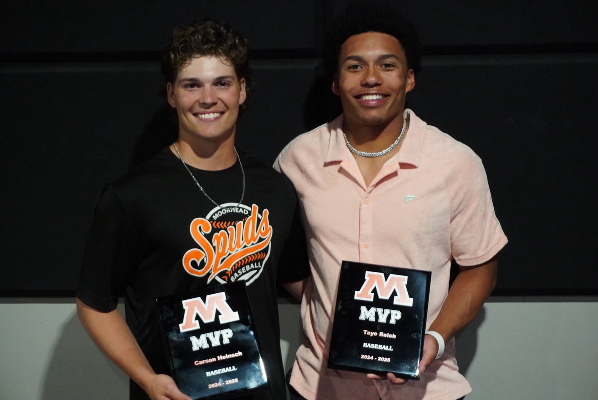 2025 MVP(s) - Carson Heinsch and Taye Reich! #OnwardMoorhead
