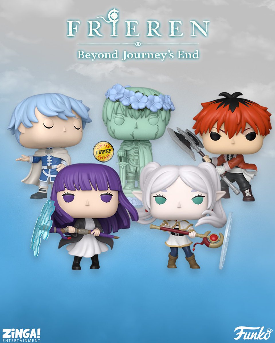🦋 Begin a quiet journey through time with POP! Frieren! Add this reflective elf mage from Frieren: Beyond Journey’s End to your anime collection!
